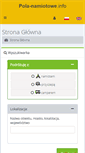 Mobile Screenshot of pola-namiotowe.info